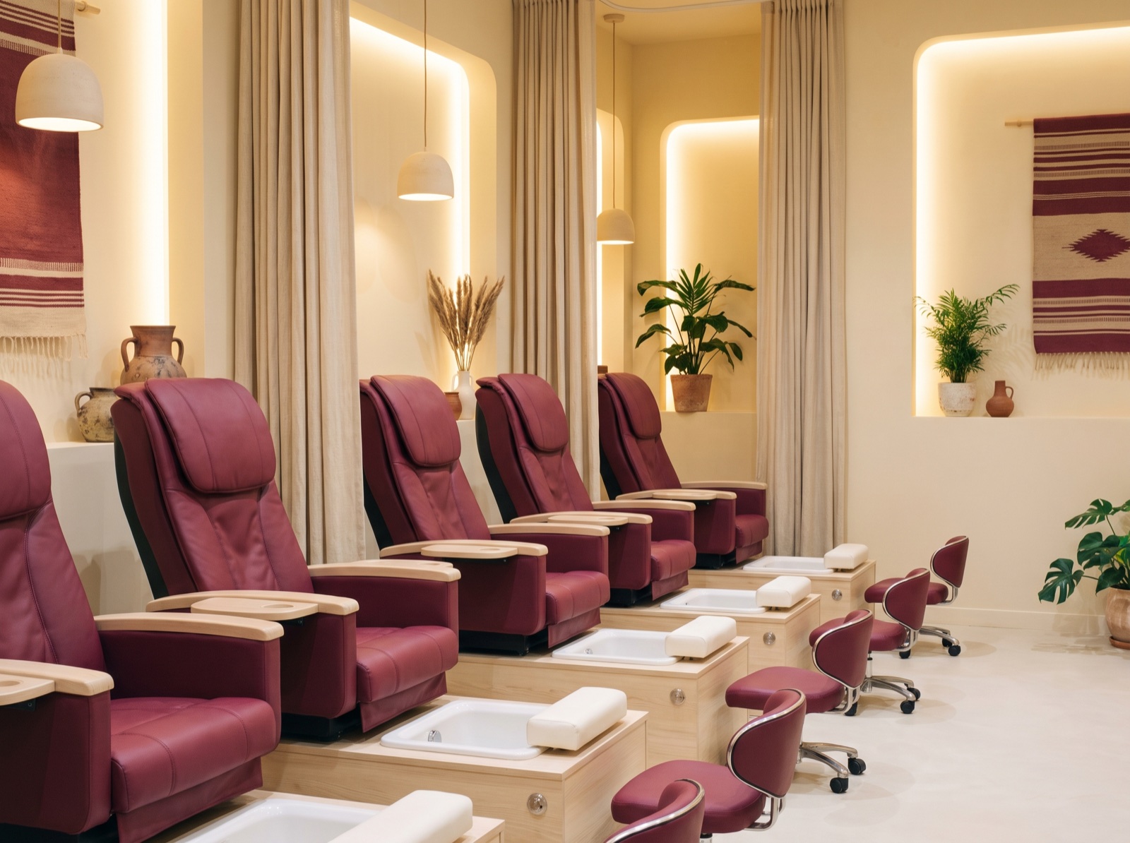 The interior of Regal Nails